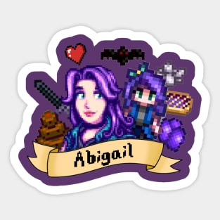 Abigail Stardew Valley Sticker